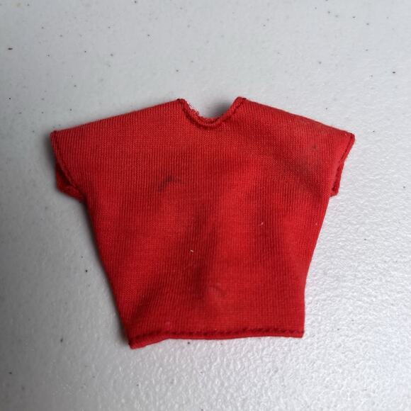 Vintage Barbie Clone Western Outfit Clothes Lot Red Top Pants Scarf Horse Pad - Picture 4 of 14